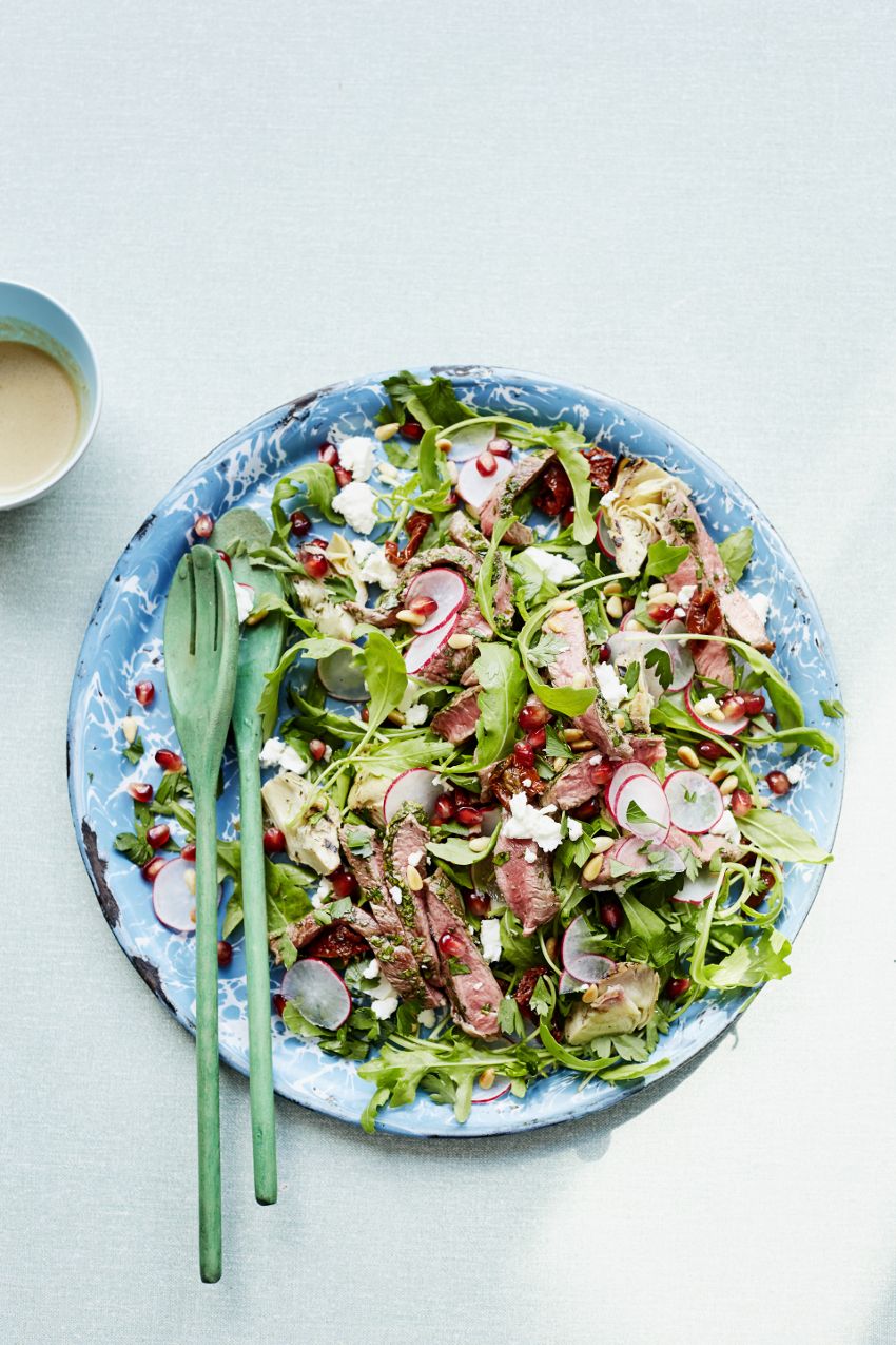 Iron Rich Steak Salad - The Happy Kitchen